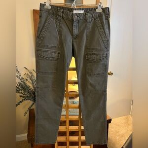 Ann Taylor LOFT “Julie” cargo pants - dark grey size 8